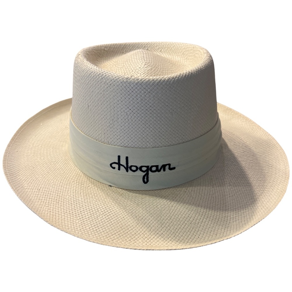 Hogan Raffia Hat - Peter Grimm, flat brim. Like New Condition